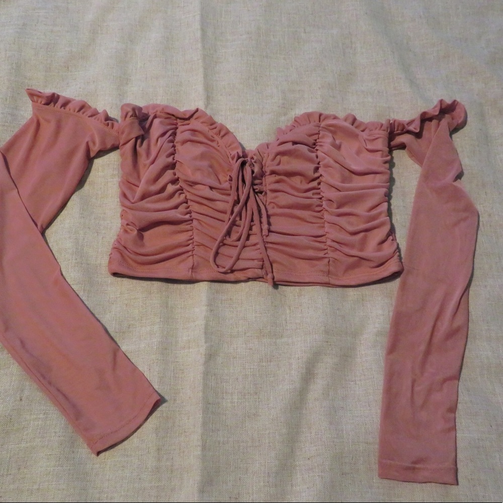 Ruffled crop top